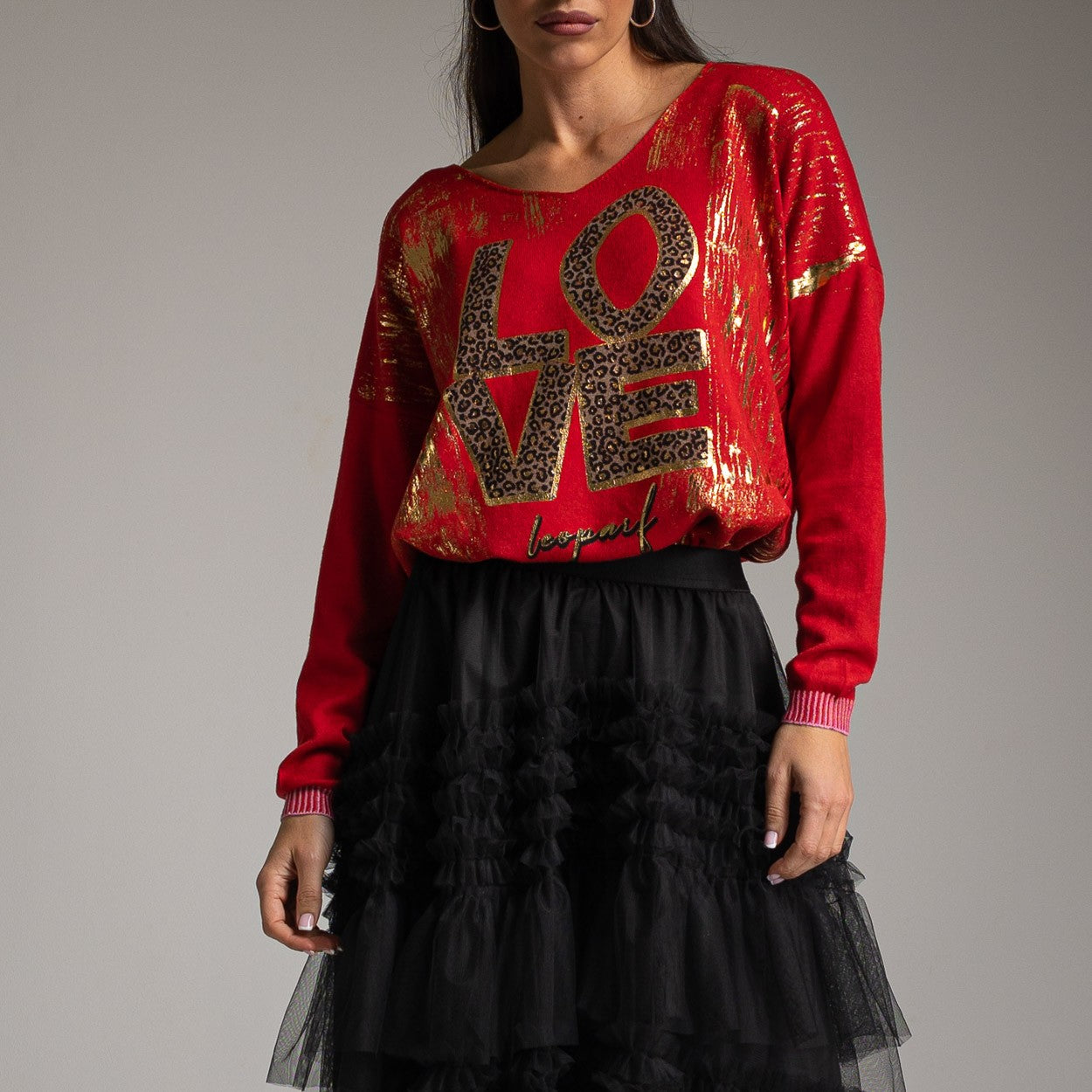 JERSEY LOVE METALIZADO
