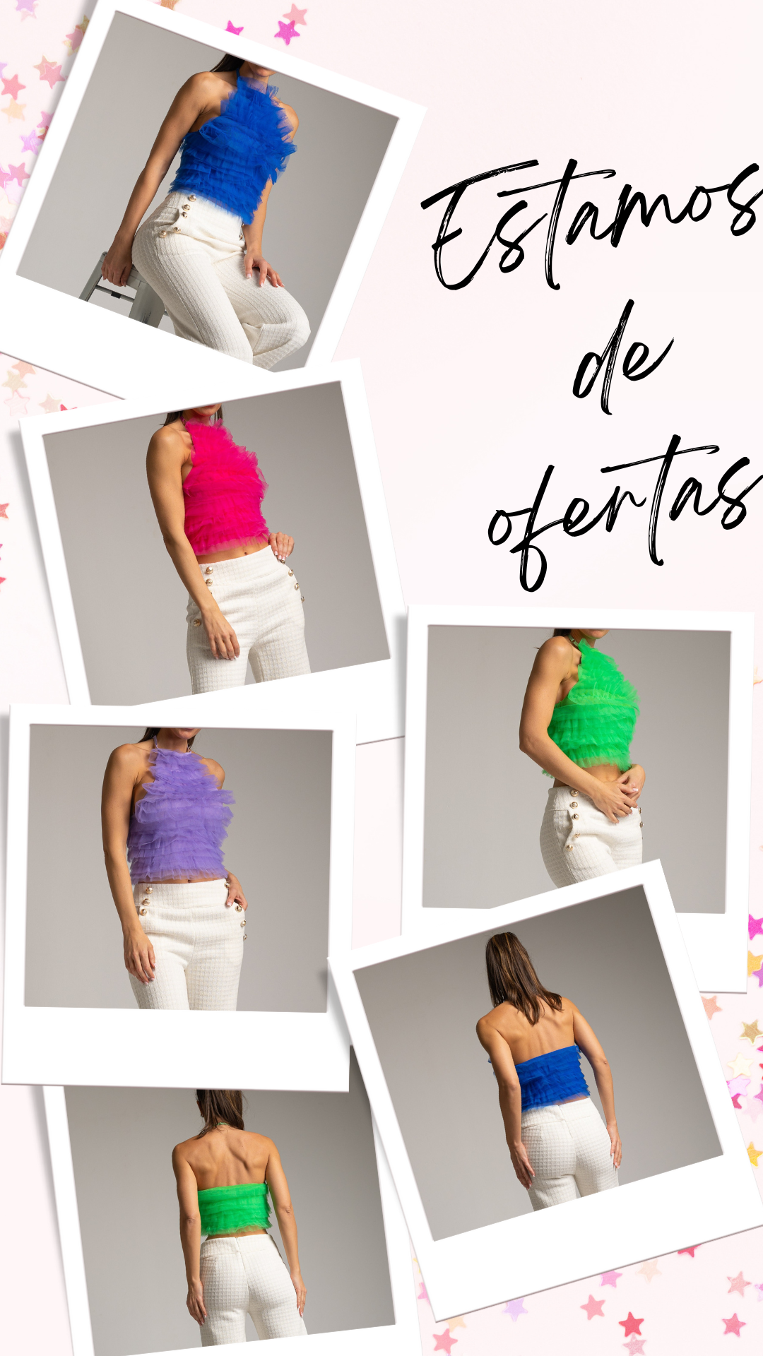 Estilo Irresistible: Descubre los Tops de Tul de Colores para Esta Temporada