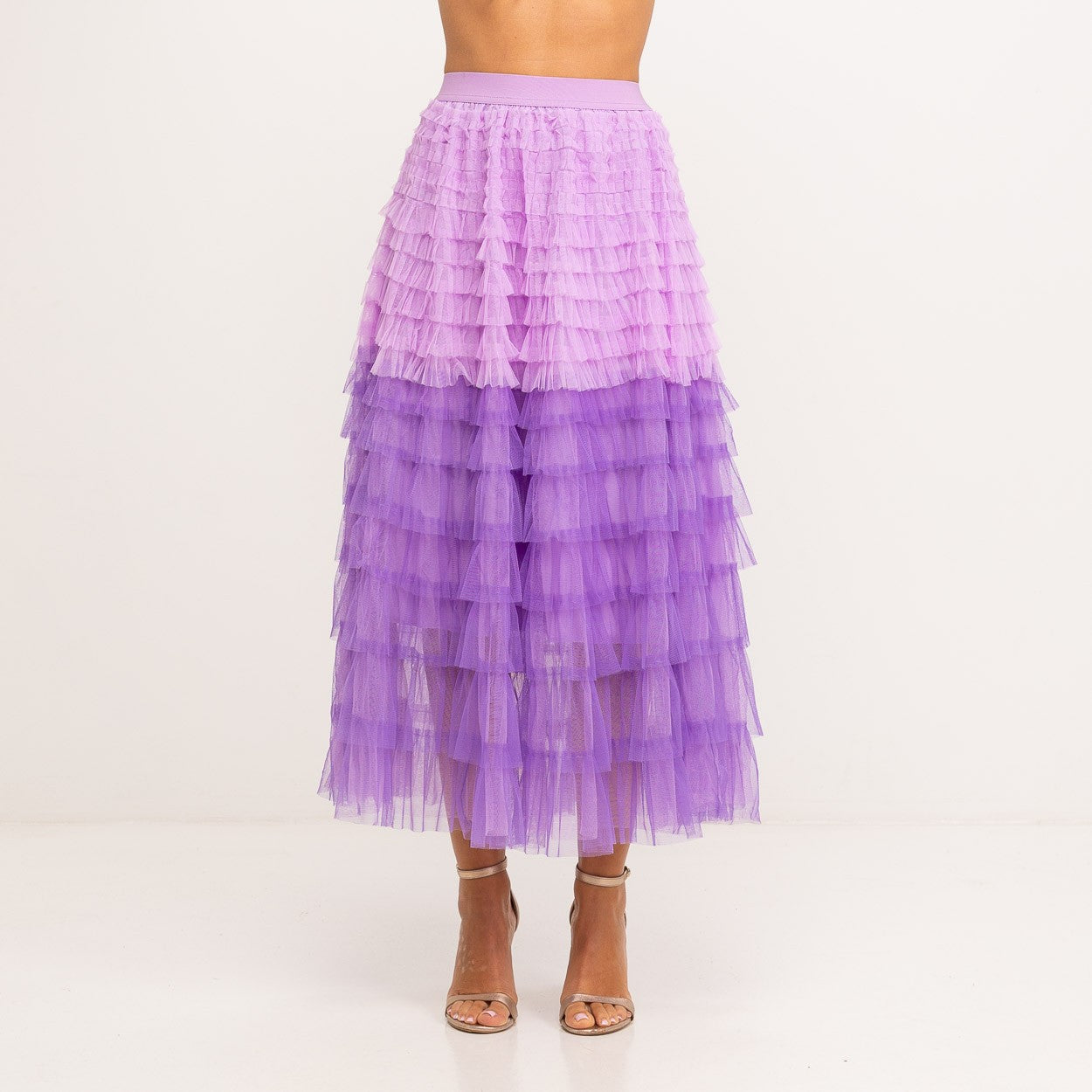FALDA MULTI VOLANTES DEGRADE