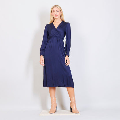VESTIDO LARGO SATEN