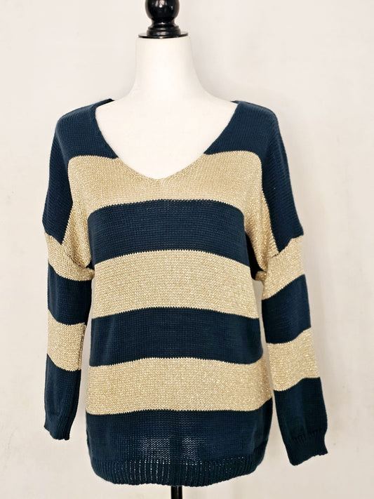 JERSEY M/L RAYA LUREX