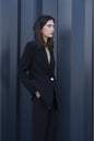 BLAZER BOTON PLATEADO
